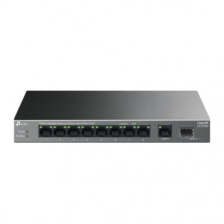 TP-LINK LS1210GP 10-Port Gigabit PoE+ Switch with SFP Port