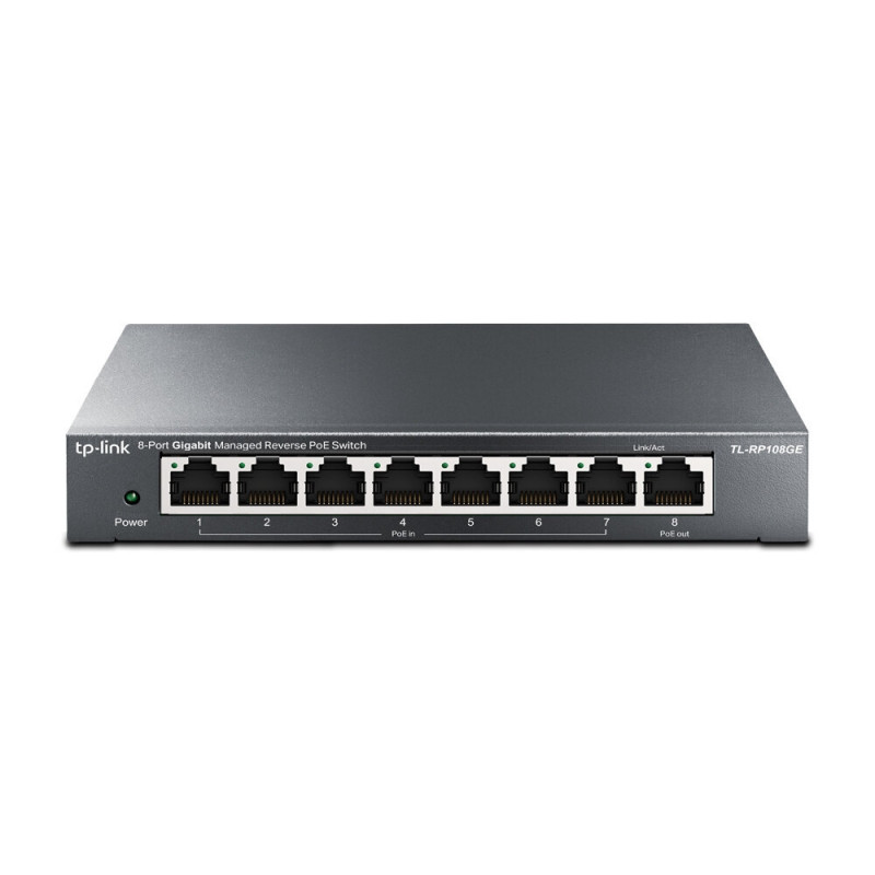 TP-LINK RP108GE 8-Port Gigabit Managed PoE Switch