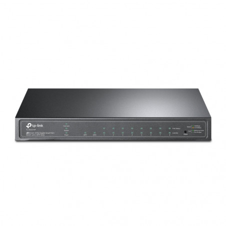 TP-LINK TL-SG2210P 10-Port Gigabit Smart Switch with 8-Port PoE+ (61W)