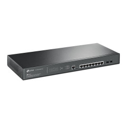 TP-LINK TL-SG3210XHP-M2 8-Port 2.5GBASE-T, 2-Port 10GE SFP+ Managed Switch with 8-Port PoE+