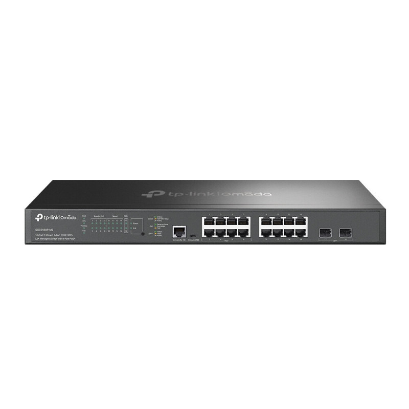 TP-LINK SG3218XP-M2 16-Port 2.5G/2-Port 10GE SFP+ PoE+ Managed Switch