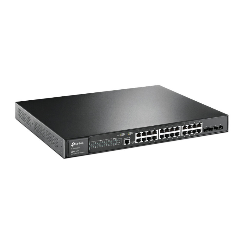 TP-LINK TL-SG3428MP 28-Port Gigabit L2+ Managed Switch with 24-Port PoE+ (384W)