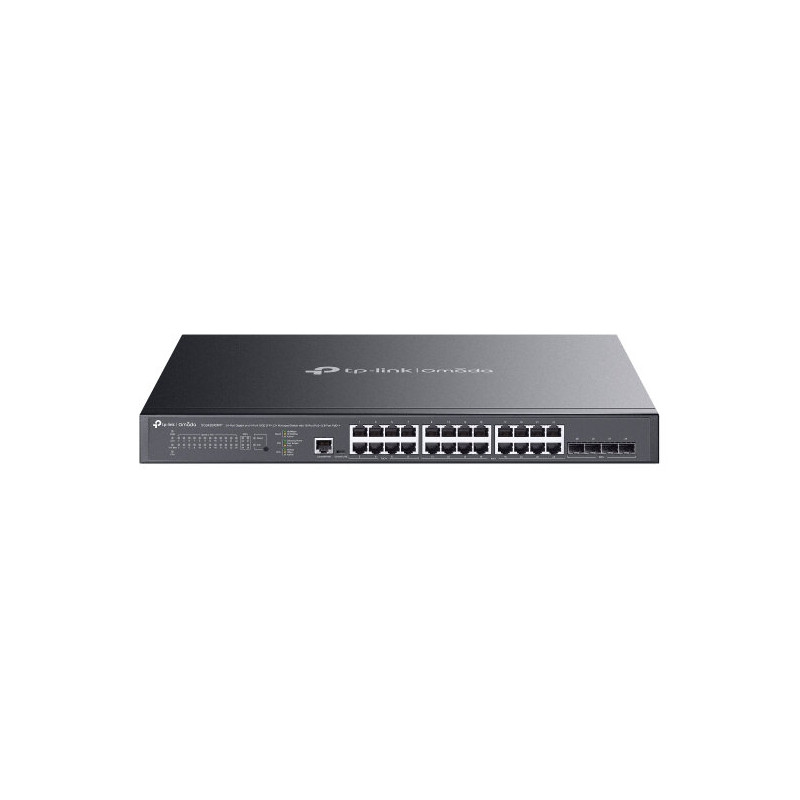 TP-LINK SG3428XMPP 24-Port Gigabit, 4-Port 10GE SFP+, 16-Port PoE+, 8-Port PoE++ Managed Switch