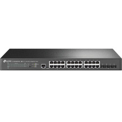 TP-LINK SG3428XPP-M2 24-Port 2.5GbE & 4-Port 10GbE SFP+ Managed Switch with PoE+