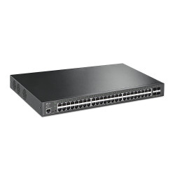 TP-LINK TL-SG3452X 48-Port Gigabit + 4-Port 10GE SFP+ Managed Switch with PoE+