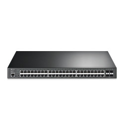 TP-LINK TL-SG3452X 48-Port Gigabit + 4-Port 10GE SFP+ Managed Switch with PoE+