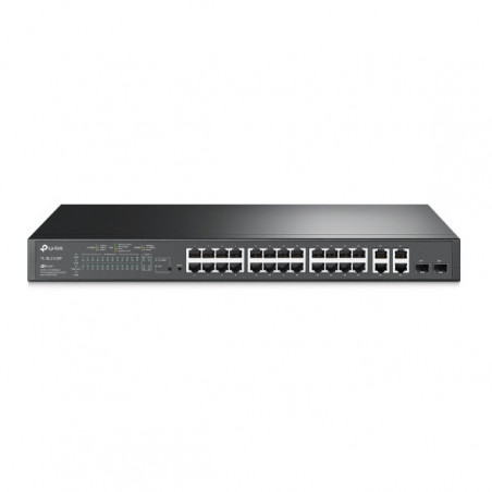 TP-LINK TL-SL2428P 24-Port 10/100Mbps PoE+ Smart Switch with 4 Gigabit Ports and 2 SFP Slots