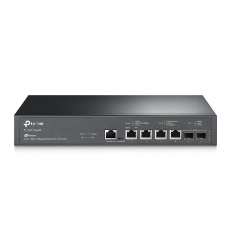 TP-LINK SX3206HPP 6-Port 10GE L2+ Managed Switch with 4-Port PoE++