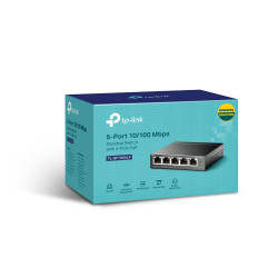 TP-LINK TL-SF1005LP 5-Port 10/100 Unmanaged Desktop Switch with 4-Port PoE