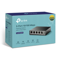 TP-LINK TL-SF1005P 5-Port 10/100Mbps PoE Desktop Switch
