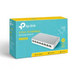 TP-LINK TL-SF1008D 8-Port 10/100Mbps Unmanaged Desktop Switch