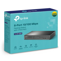 TP-LINK TL-SF1008P 8-Port 10/100Mbps PoE+ Switch