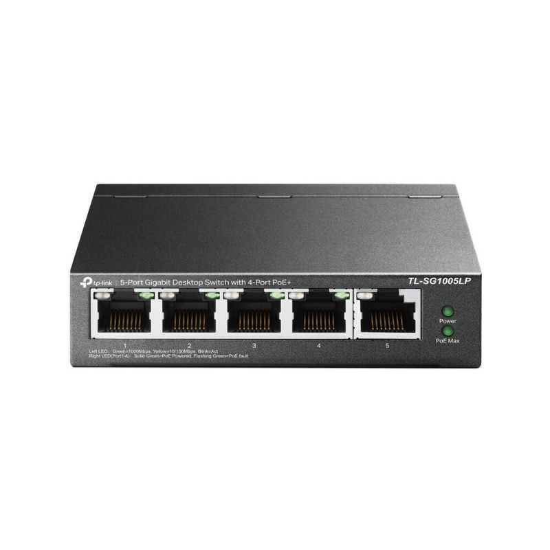TP-LINK TL-SG1005LP 5-Port Gigabit PoE+ Desktop Switch