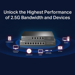 TP-LINK TL-SG105-M2 5-Port 2.5G Multi-Gigabit Desktop Switch