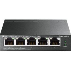TP-LINK TL-SG105MPE 5-Port Gigabit Easy Smart Switch with 4-Port PoE+