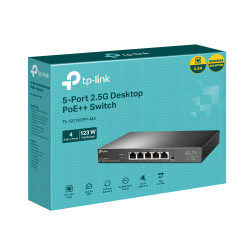 TP-LINK TL-SG105PP-M2 5-Port 2.5G PoE++ Desktop Switch