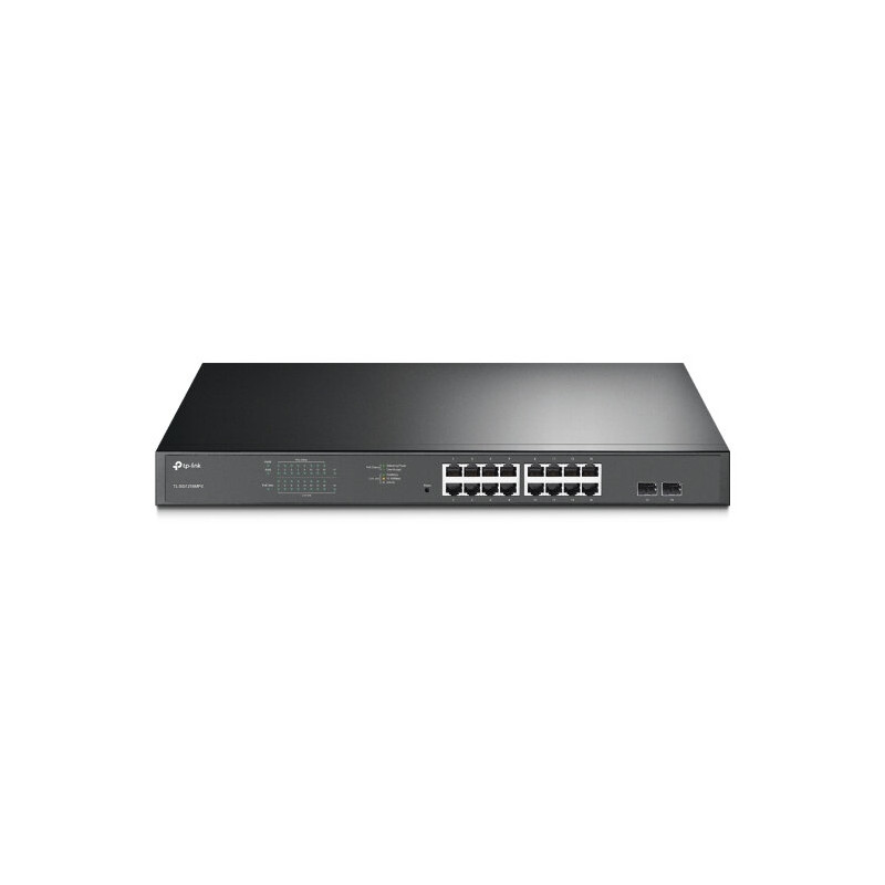 TP-LINK TL-SG1218MPE 16-Port Gigabit PoE+ Smart Switch with 2 SFP Ports