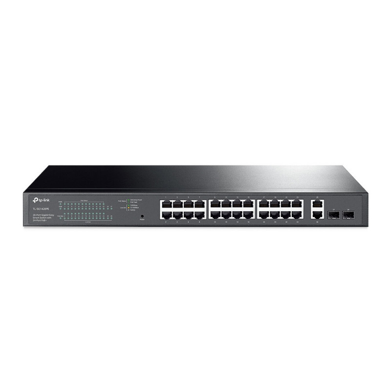TP-LINK TL-SG1428PE 28-Port Gigabit PoE+ Smart Switch with 2 SFP Ports