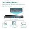 TP-LINK TL-SG1428PE 28-Port Gigabit PoE+ Smart Switch with 2 SFP Ports
