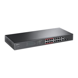 TP-LINK TL-SL1218MP 16-Port 10/100Mbps + 2-Port Gigabit PoE Switch