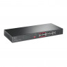 TP-LINK TL-SL1218P 16-Port 10/100Mbps + 2-Port Gigabit PoE+ Rackmount Switch