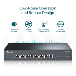 TP-LINK TL-SX1008 8-Port 10G Multi-Gigabit Desktop/Rackmount Switch