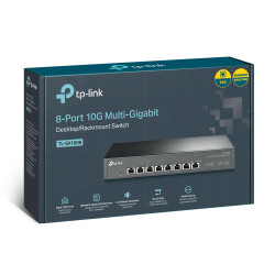 TP-LINK TL-SX1008 8-Port 10G Multi-Gigabit Desktop/Rackmount Switch