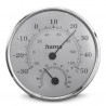 HAMA 00222236 Analogue Thermo-Hygrometer Stainless Steel Silver/Grey