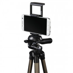HAMA 00004619 106cm Tripod with 3D Tilt Head and Phone/Tablet Holder