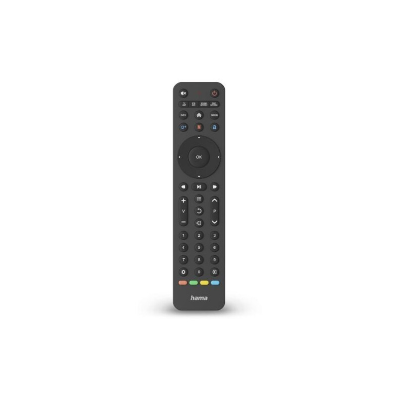 HAMA 00221055 Universal IR Remote Control 8 Devices 10m Range