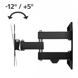 HAMA 00118101 Full Motion TV Wall Bracket, Up to 48", 20kg, Tilt & Swivel