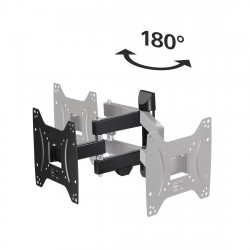 HAMA 00118101 Full Motion TV Wall Bracket, Up to 48", 20kg, Tilt & Swivel