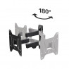 HAMA 00118101 Full Motion TV Wall Bracket, Up to 48", 20kg, Tilt & Swivel