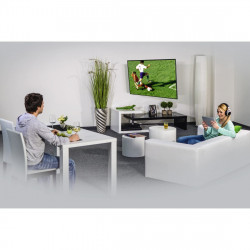 HAMA 00118101 Full Motion TV Wall Bracket, Up to 48", 20kg, Tilt & Swivel