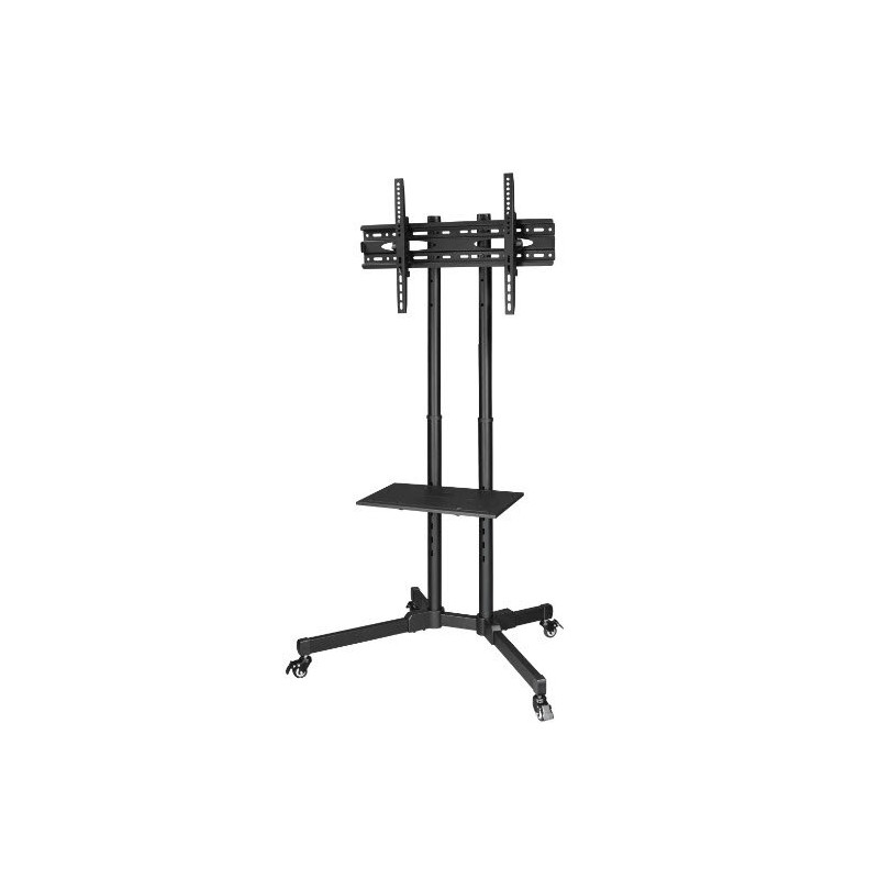 HAMA 00220874 Height-Adjustable TV Trolley, Up to 75", 40kg, VESA 600x400