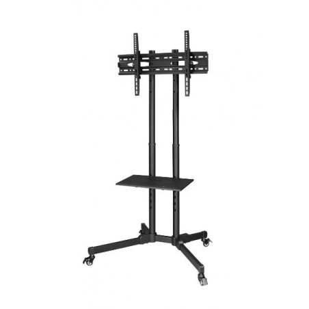 HAMA 00220874 Height-Adjustable TV Trolley, Up to 75", 40kg, VESA 600x400