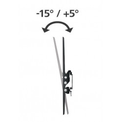 HAMA 00220808 TV Wall Bracket, Up to 75", 40kg, Tilt +5/-15°, VESA 400x400