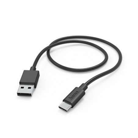 HAMA 00201594 USB-A to USB-C Cable, 1m, Black