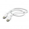 HAMA 00201592 USB-C to USB-C Cable, 1.5m, White