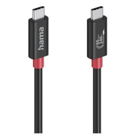 HAMA 00200799 USB4 80Gbps Type-C to Type-C Cable