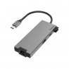HAMA 00200109 3-Port USB-C Hub with HDMI & Gigabit LAN USB Hub