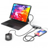 HAMA 00200108 3-Port USB-C Hub with Gigabit Ethernet
