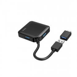 HAMA 00200116 4-Port USB 3.2 Gen 1 Hub with USB-C Adapter