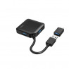 HAMA 00200116 4-Port USB 3.2 Gen 1 Hub with USB-C Adapter