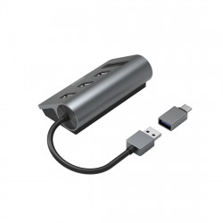 HAMA 00200140 3x USB-A, SD, microSD Card Reader & USB Hub