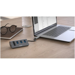 HAMA 00200140 3x USB-A, SD, microSD Card Reader & USB Hub