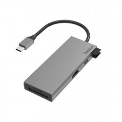 HAMA 00200110 7-Port USB-C Hub with HDMI & Card Reader