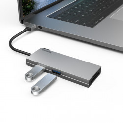 HAMA 00200110 7-Port USB-C Hub with HDMI & Card Reader