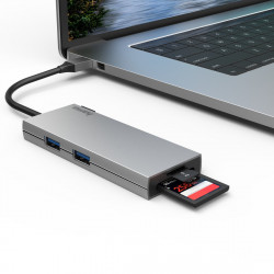 HAMA 00200110 7-Port USB-C Hub with HDMI & Card Reader