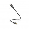 HAMA 00201601 USB-C to Lightning Cable, 20cm, Black